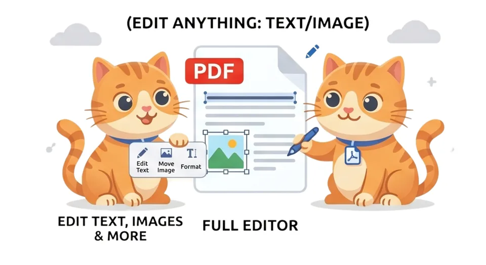 Edit PDF preview