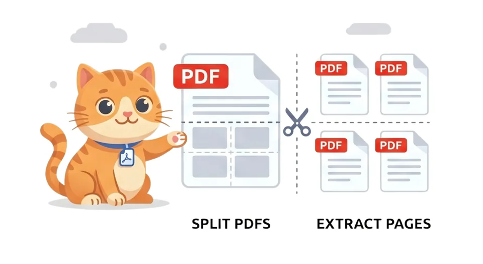 Split PDF preview